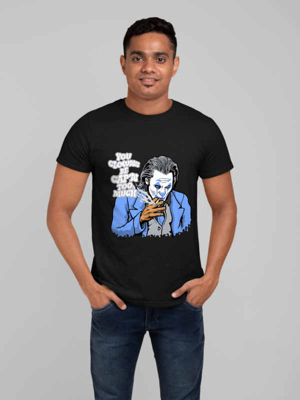 Bio-Wash Cotton Black T-Shirt with Anime Design - Image 4