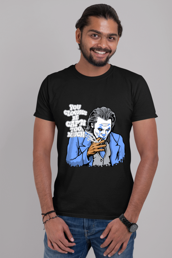 Bio-Wash Cotton Black T-Shirt with Anime Design - Image 5