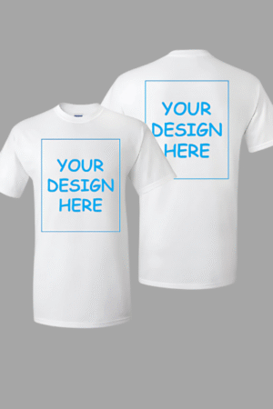 White Customize Single T-shirt