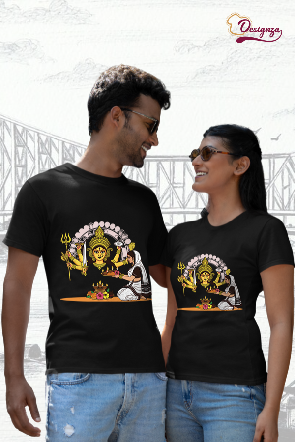 Unisex Bio-Wash Pure Cotton Bengali Typography Printed T-Shirt - Image 5